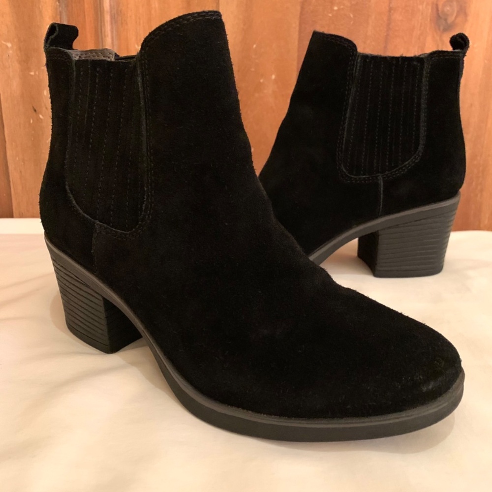 Eurosoft by Sofft NEW Jennica Black Suede Ankle Booties Size 6M